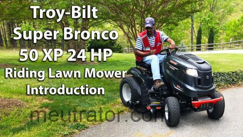 Troy-Bilt Super Bronco XP Ficha técnica 